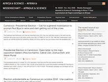 Tablet Screenshot of africa-and-science.com